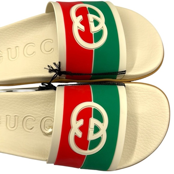 Gucci Interlocking G Slide Sandals Size 39 - Picture 6 of 15